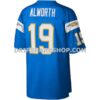 NFL18191fG02-229b78 Mens Mitchell And Ness Lance Alworth Powder Blue Los Angeles Chargers Legacy Replica Jersey Pi3610000