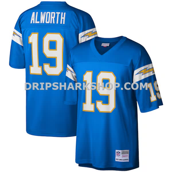 Mens Mitchell And Ness Lance Alworth Powder Blue Los Angeles Chargers Legacy Replica Jersey Pi3610000