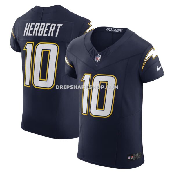NFL1819b9G04-33bf1d Mens Nike Justin Herbert Navy Los Angeles Chargers Alternate Super Chargers Vapor Fuse Elite Jersey
