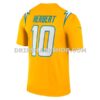 Mens Nike Justin Herbert Gold Los Angeles Chargers Alternate Charger Power Legend Player Performance Top
