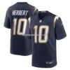 Mens Nike Justin Herbert Navy Los Angeles Chargers Alternate Super Chargers Game Player Jersey