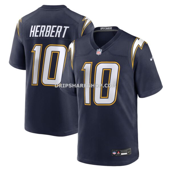 Mens Nike Justin Herbert Navy Los Angeles Chargers Alternate Super Chargers Game Player Jersey