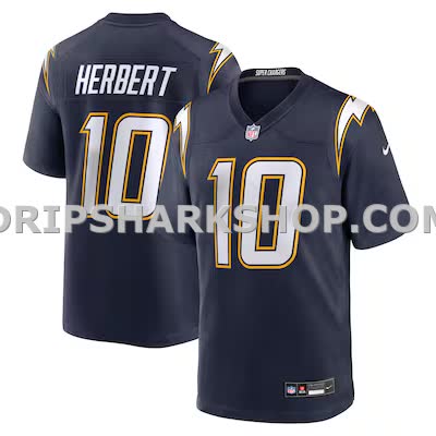 Mens Nike Justin Herbert Navy Los Angeles Chargers Alternate Super Chargers Game Player Jersey