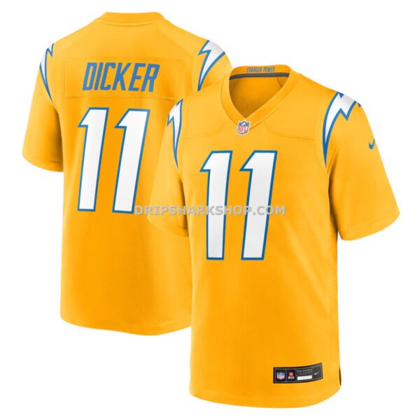NFL18319bG04-f550b7 Mens Nike Cameron Dicker Gold Los Angeles Chargers Alternate Game Jersey