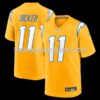 NFL18319bG05-569e6d Mens Nike Cameron Dicker Gold Los Angeles Chargers Alternate Game Jersey