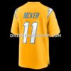 NFL18319bG07-df8aa0 Mens Nike Cameron Dicker Gold Los Angeles Chargers Alternate Game Jersey
