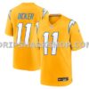 NFL18319bM01-9c6c17 Mens Nike Cameron Dicker Gold Los Angeles Chargers Alternate Game Jersey