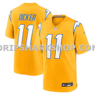 Mens Nike Cameron Dicker Gold Los Angeles Chargers Alternate Game Jersey