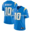 NFL18369eM01-7dd22b Mens Nike Justin Herbert Powder Blue Los Angeles Chargers Vapor Limited Jersey Pi3924000