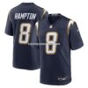 Mens Nike Omarion Hampton Navy Los Angeles Chargers Alternate Super Chargers Game Player Jersey