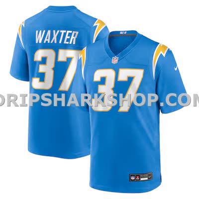 Mens Nike Isas Waxter Powder Blue Los Angeles Chargers Team Game Jersey