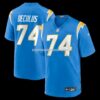Mens Nike Austin Deculus Powder Blue Los Angeles Chargers Team Game Jersey