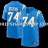 Mens Nike Austin Deculus Powder Blue Los Angeles Chargers Team Game Jersey
