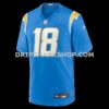 NFL1854b0G05-dc194d Mens Nike Charlie Joiner Powder Blue Los Angeles Chargers Game Retired Player Jersey