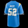 Mens Nike Khalil Mack Powder Blue Los Angeles Chargers Game Jersey