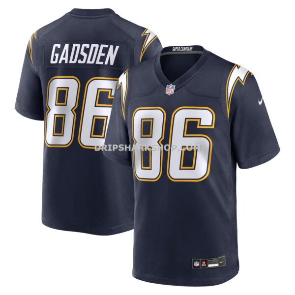 Mens Nike Oronde Gadsden Navy Los Angeles Chargers Alternate 2 Super Chargers Game Jersey
