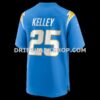 Mens Nike Joshua Kelley Powder Blue Los Angeles Chargers Game Jersey