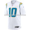 NFL18628fG01-c8bd9a Mens Nike Justin Herbert White Los Angeles Chargers Game Jersey Pi3911000