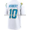 NFL18628fG02-435b5a Mens Nike Justin Herbert White Los Angeles Chargers Game Jersey Pi3911000