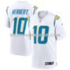 NFL18628fM01-1f2142 Mens Nike Justin Herbert White Los Angeles Chargers Game Jersey Pi3911000