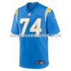Mens Nike Kayode Awosika Powder Blue Los Angeles Chargers Team Game Jersey