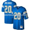 Mens Mitchell And Ness Natrone Means Powder Blue Los Angeles Chargers Legacy Replica Jersey Pi4401000