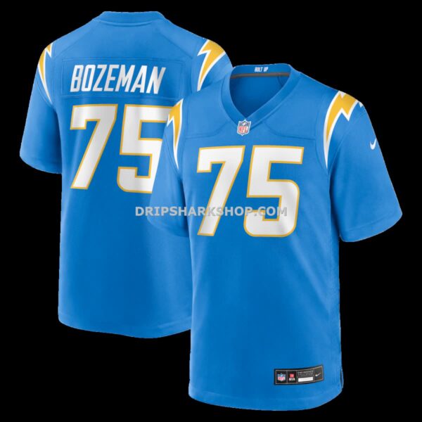 Mens Nike Bradley Bozeman Powder Blue Los Angeles Chargers Game Jersey