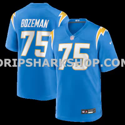 Mens Nike Bradley Bozeman Powder Blue Los Angeles Chargers Game Jersey