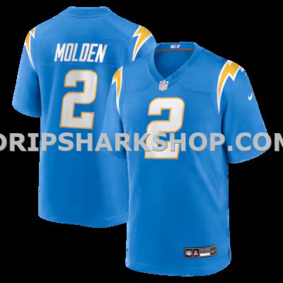 Mens Nike Elijah Molden Powder Blue Los Angeles Chargers Team Game Jersey