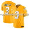 NFL1882c6M01-11bccf Mens Nike Derwin James Jr Gold Los Angeles Chargers Alternate Charger Power Vapor Fuse Limited Jersey