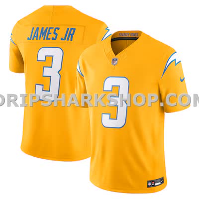 Mens Nike Derwin James Jr Gold Los Angeles Chargers Alternate Charger Power Vapor Fuse Limited Jersey
