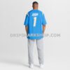 Mens Nike Number 1 Groom Powder Blue Los Angeles Chargers Game Jersey