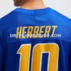 NFL189016G11-42e76a Mens Nike Justin Herbert Royal Los Angeles Chargers Vapor Fuse Limited Jersey