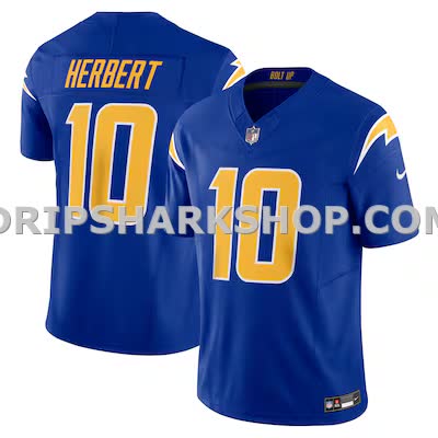 Mens Nike Justin Herbert Royal Los Angeles Chargers Vapor Fuse Limited Jersey