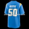 NFL1892f9G06-017a81 Mens Nike Caleb Murphy Powder Blue Los Angeles Chargers Team Game Jersey