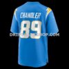 Mens Nike Wes Chandler Powder Blue Los Angeles Chargers Retired Player Jersey