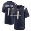 Mens Nike Quentin Johnston Navy Los Angeles Chargers Alternate Super Chargers Game Player Jersey