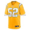 Mens Nike Khalil Mack Gold Los Angeles Chargers Alternate Charger Power Game Player Jersey