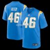 NFL189e5fG04-3371cc Mens Nike Nikko Reed Powder Blue Los Angeles Chargers Team Game Jersey