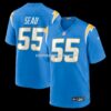 NFL18a461G04-260bbb Mens Nike Junior Seau Powder Blue Los Angeles Chargers Game Retired Player Jersey