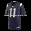 Mens Nike Cameron Dicker Navy Los Angeles Chargers Alternate Game Jersey
