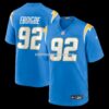 Mens Nike Justin Eboigbe Powder Blue Los Angeles Chargers Team Game Jersey