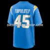 NFL18b92bG06-c91c73 Mens Nike Tuli Tuipulotu Powder Blue Los Angeles Chargers Team Game Jersey