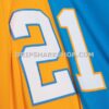 NFL18c59dG03-d12299 Mens Mitchell And Ness Ladainian Tomlinson Powder Blue Gold Los Angeles Chargers 2002 Split Legacy Replica Jersey Pi5003