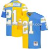 NFL18c59dM01-e1fc16 Mens Mitchell And Ness Ladainian Tomlinson Powder Blue Gold Los Angeles Chargers 2002 Split Legacy Replica Jersey Pi5003