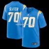 Mens Nike Rashawn Slater Powder Blue Los Angeles Chargers Game Jersey
