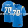 Mens Nike Rashawn Slater Powder Blue Los Angeles Chargers Game Jersey