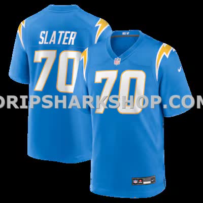 Mens Nike Rashawn Slater Powder Blue Los Angeles Chargers Game Jersey