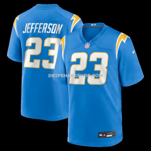 Mens Nike Tony Jefferson Powder Blue Los Angeles Chargers Team Game Jersey