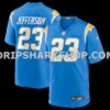 Mens Nike Tony Jefferson Powder Blue Los Angeles Chargers Team Game Jersey